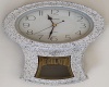 Wall Clock pendulum 25x43,5cm gray